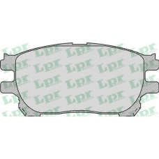 05P999 LPR Комплект тормозных колодок, дисковый тормоз
