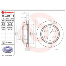 09.A450.11 BREMBO Тормозной диск