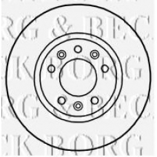 BBD4697 BORG & BECK Тормозной диск