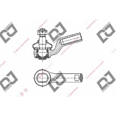 DE1348 DJ PARTS Наконечник поперечной рулевой тяги