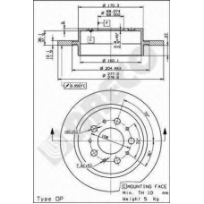 BS 7625 BRECO Тормозной диск