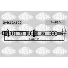 6606082 SASIC Тормозной шланг