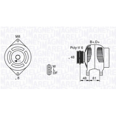 063532632010 MAGNETI MARELLI Генератор