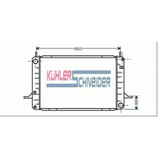 1811801 KUHLER SCHNEIDER Радиатор, охлаждение двигател