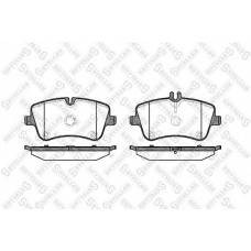 779 000B-SX STELLOX Комплект тормозных колодок, дисковый тормоз