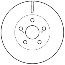 562766BC BENDIX Тормозной диск