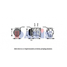 851888N AKS DASIS Компрессор, кондиционер