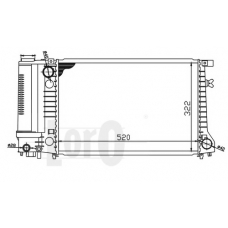 004-017-0021 LORO Радиатор, охлаждение двигателя