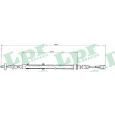 C0905B LPR Трос, стояночная тормозная система
