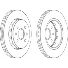 DDF1628-1 FERODO Тормозной диск