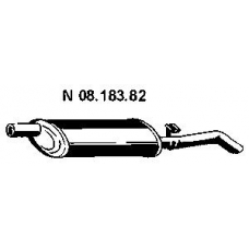 08.183.82 EBERSPACHER Глушитель выхлопных газов конечный