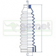 466010 GOMET Пыльник, рулевое управление
