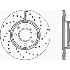 BDRS2283.25 OPEN PARTS Тормозной диск