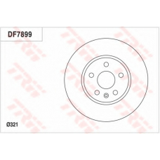 DF7899 TRW Тормозной диск