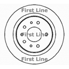 FBD1329 FIRST LINE Тормозной диск