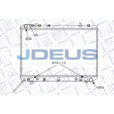 068M02 JDEUS Радиатор, охлаждение двигателя