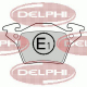 LP1471<br />DELPHI<br />Комплект тормозных колодок, дисковый тормоз