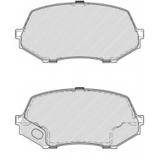 FSL4253 FERODO Комплект тормозных колодок, дисковый тормоз