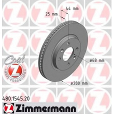 480.1545.20 ZIMMERMANN Тормозной диск