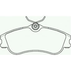 MDK0154 MINTEX Комплект тормозов, дисковый тормозной механизм