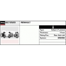 DC73520 DELCO REMY Тормозной суппорт