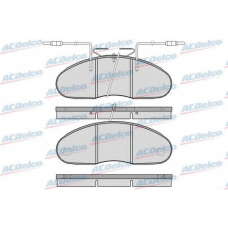 AC058976D AC Delco Комплект тормозных колодок, дисковый тормоз