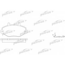 PBP1339 PATRON Комплект тормозных колодок, дисковый тормоз