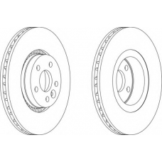 DDF1607-1 FERODO Тормозной диск