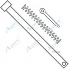 KIT567 APEC Комплектующие, тормозные колодки