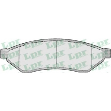 05P1198 LPR Комплект тормозных колодок, дисковый тормоз