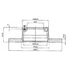 BDC4725 QUINTON HAZELL Тормозной диск