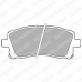 LP1663 DELPHI Комплект тормозных колодок, дисковый тормоз