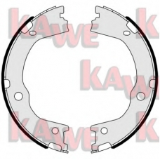 01047 KAWE Комплект тормозных колодок, стояночная тормозная с