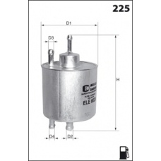 ELE6093 MECAFILTER Топливный фильтр