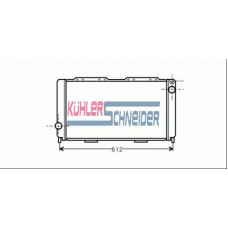 1001001 KUHLER SCHNEIDER Радиатор, охлаждение двигател