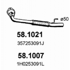 58.1007 ASSO Труба выхлопного газа