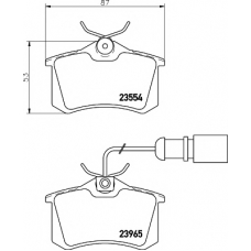 8DB 355 018-601 HELLA PAGID Комплект тормозных колодок, дисковый тормоз