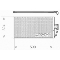 DCN05006 DENSO Конденсатор, кондиционер