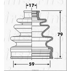 FCB6293 FIRST LINE Пыльник, приводной вал