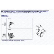 341310041101 MAGNETI MARELLI Комплект ремня грм