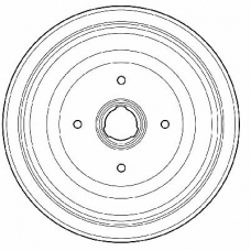 329133J JURID Тормозной барабан