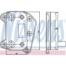 90622 NISSENS Масляный радиатор, двигательное масло