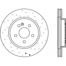 BDRS1915.25 OPEN PARTS Тормозной диск