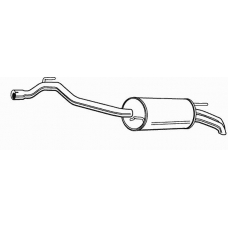 616411 FONOS Глушитель выхлопных газов конечный