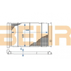 2109162 BEHR Radiator