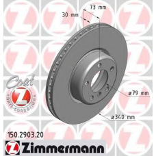 150.2903.20 ZIMMERMANN Тормозной диск