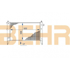 2110420 BEHR Radiator