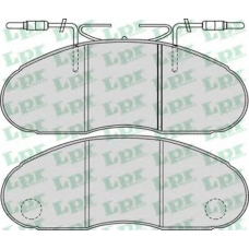 05P976 LPR Комплект тормозных колодок, дисковый тормоз