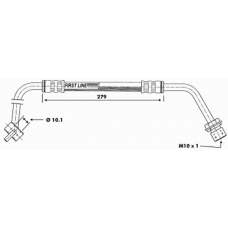 FBH6175 FIRST LINE Тормозной шланг