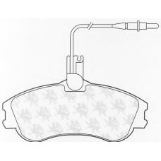 BP968 QH Benelux Комплект тормозных колодок, дисковый тормоз